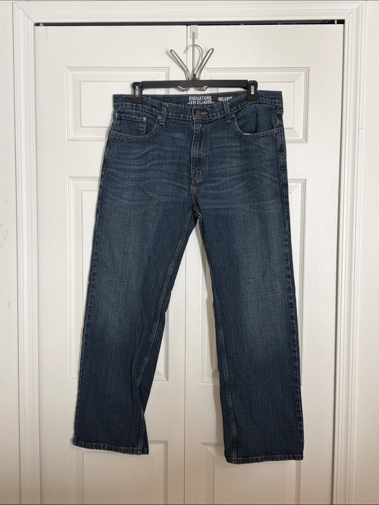 Signature by Levi Strauss Other - Signature by Levi Strauss Men's Relaxed Jeans in Indigo Blue